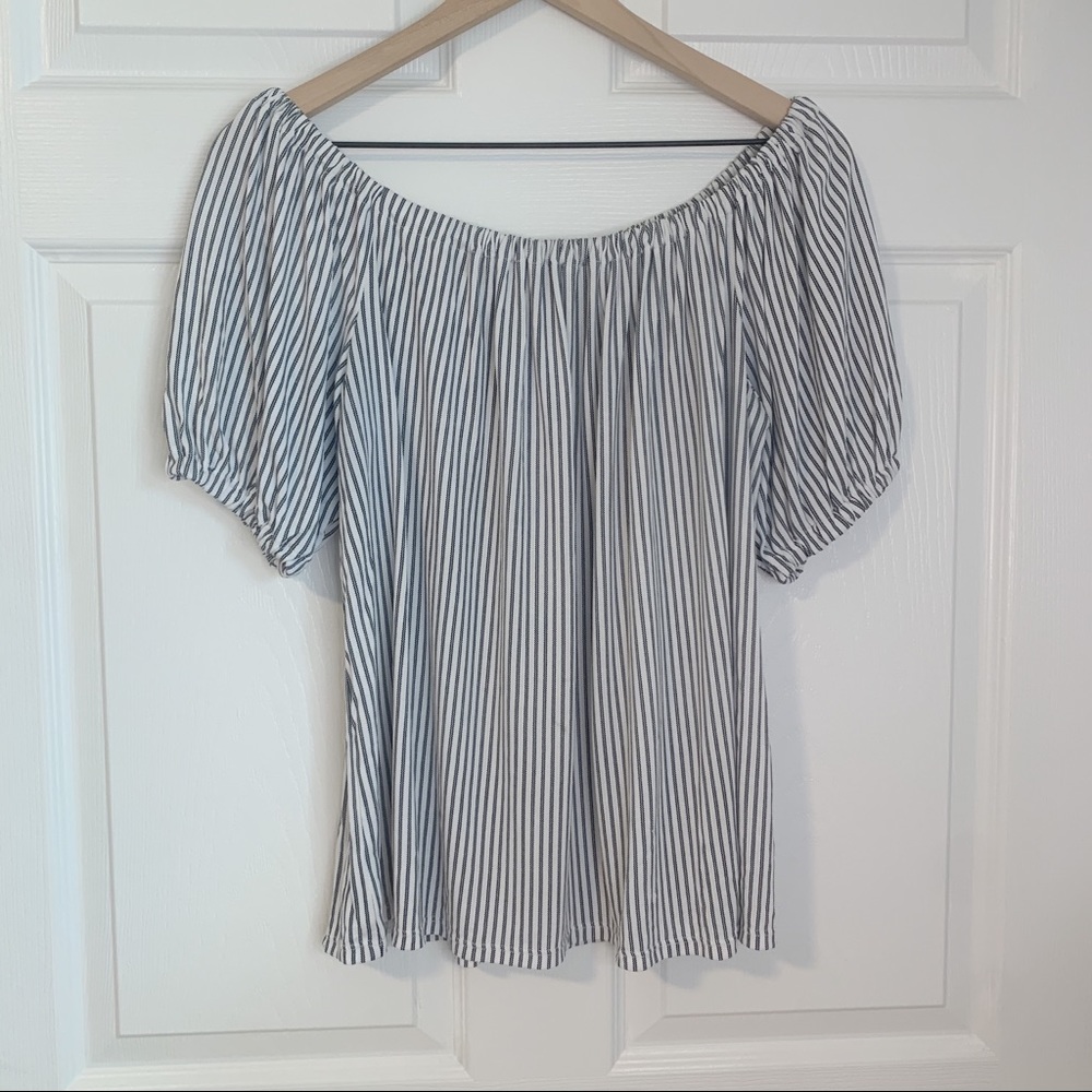 Loft off the shoulder top - Picture 2 of 5